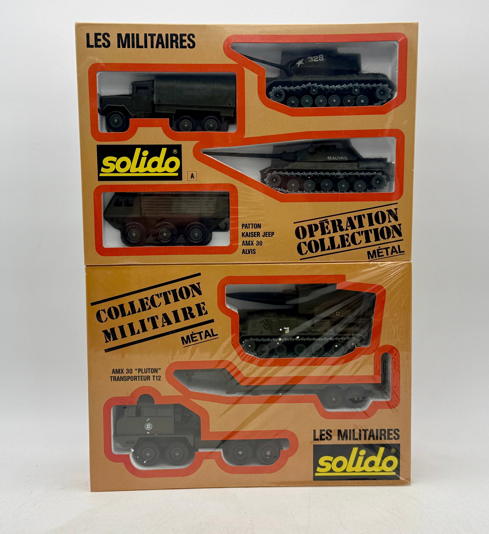 A Pair of Vintage Solido Die-cast Metal Military Vehicle Sets (1 of 4)
