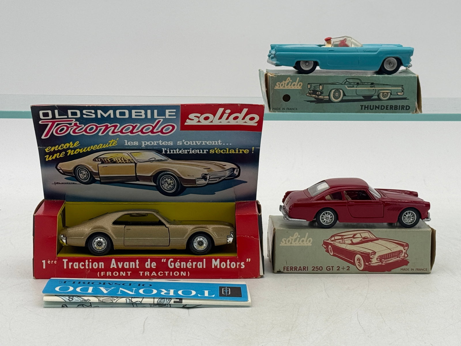 A Trio of Vintage French Solido Die-Cast Model Cars (1 of 3)
