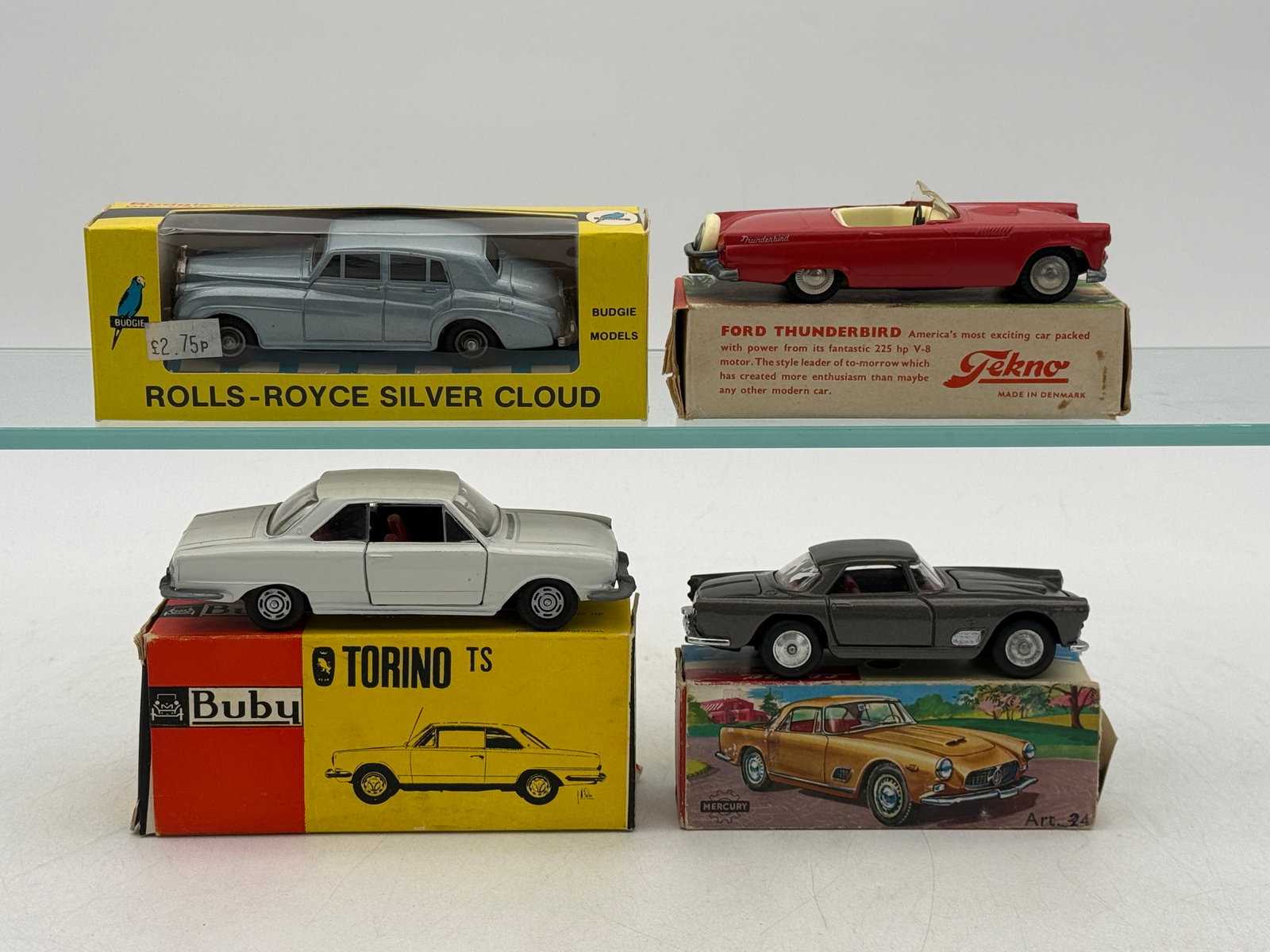 A Group of Vintage 1/43 Scale Boxed Die-Cast Model Cars (1 of 2)