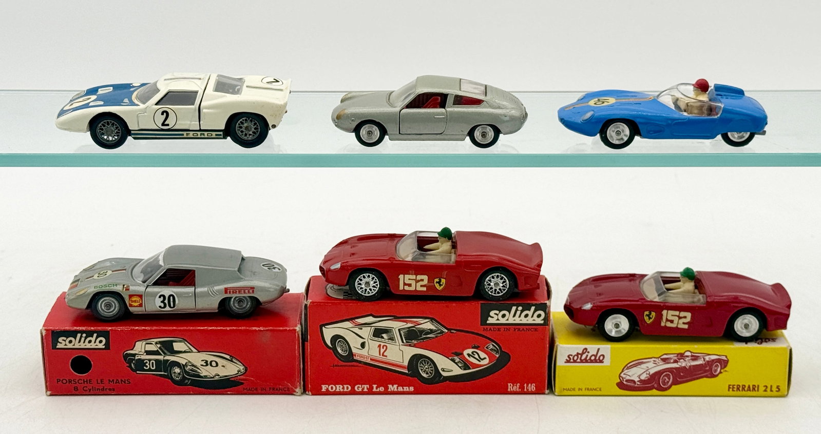 A Collection of Vintage Solido Die-Cast Model Racing Cars (1 of 2)