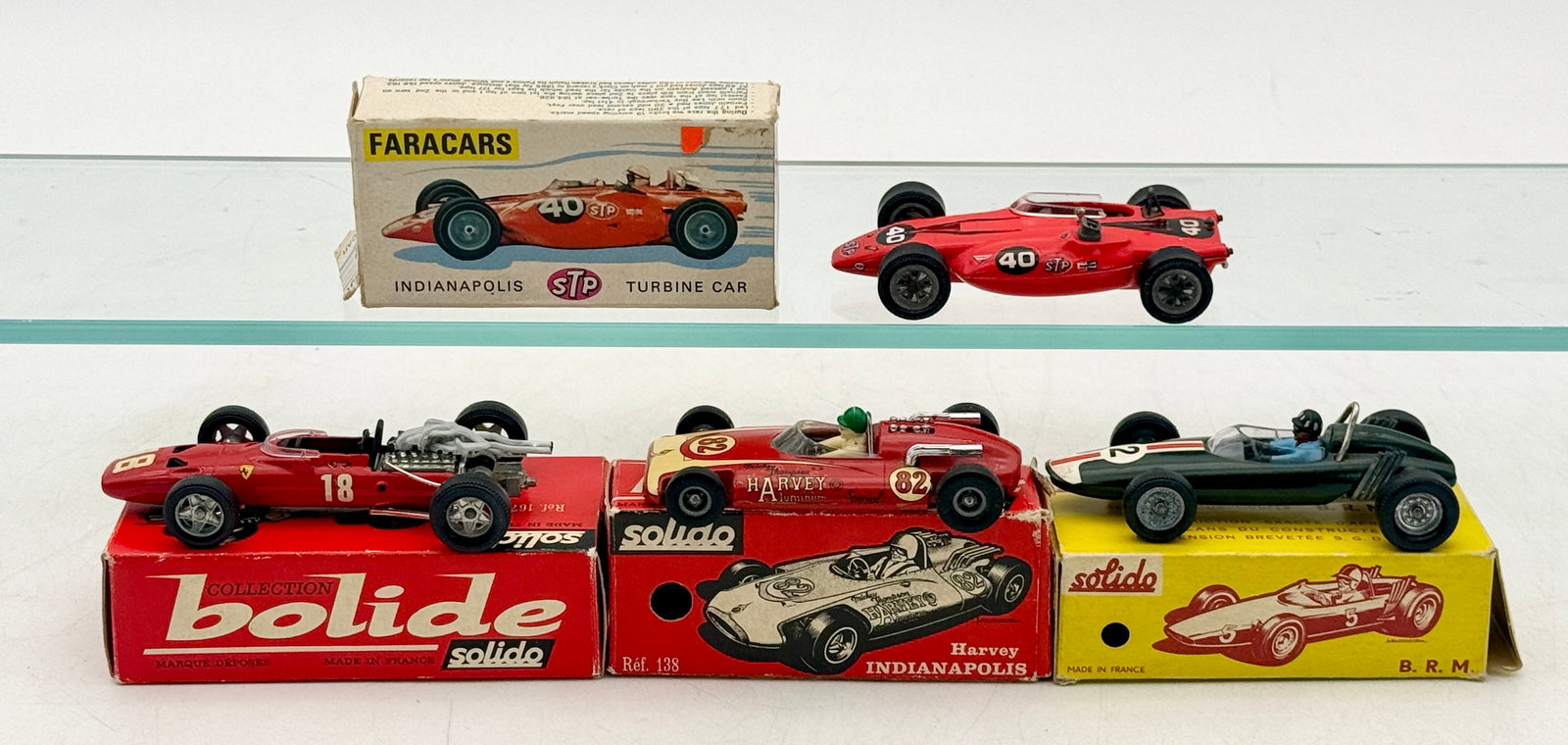 A Collection of Solido and Faracars Die-Cast Toy Racing Cars (1 of 2)