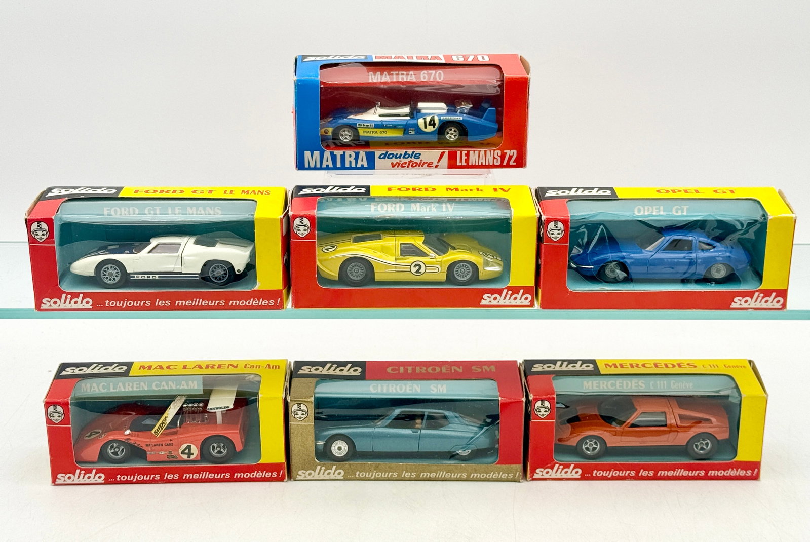 A Collection of Solido French Die-Cast Model Sports Cars (1 of 3)