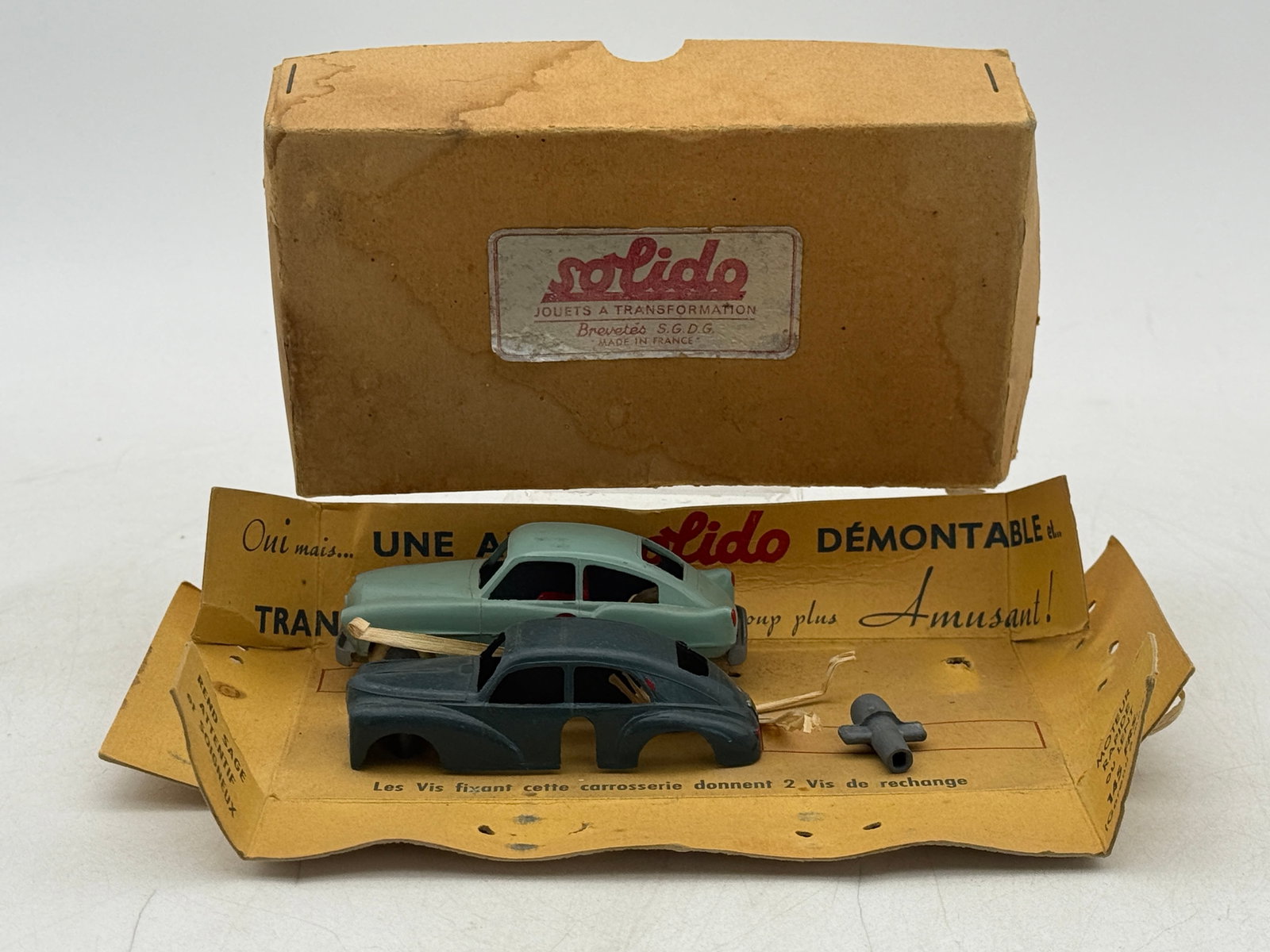 A Collection of Vintage Solido Transformable Die-Cast Model Cars (1 of 3)