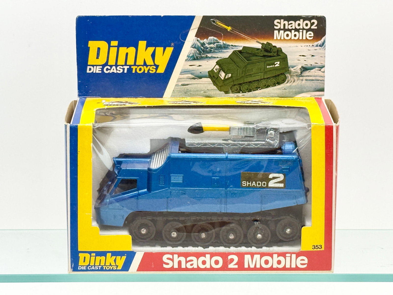 Dinky Toys 353 Shado 2 Mobile in Rare Metallic Blue (1 of 3)