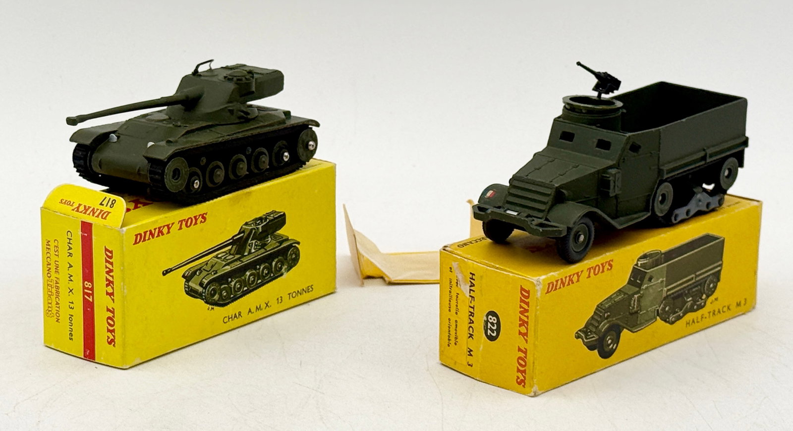 Two French Dinky Toys Military Vehicles with Original Boxes (1 of 3)