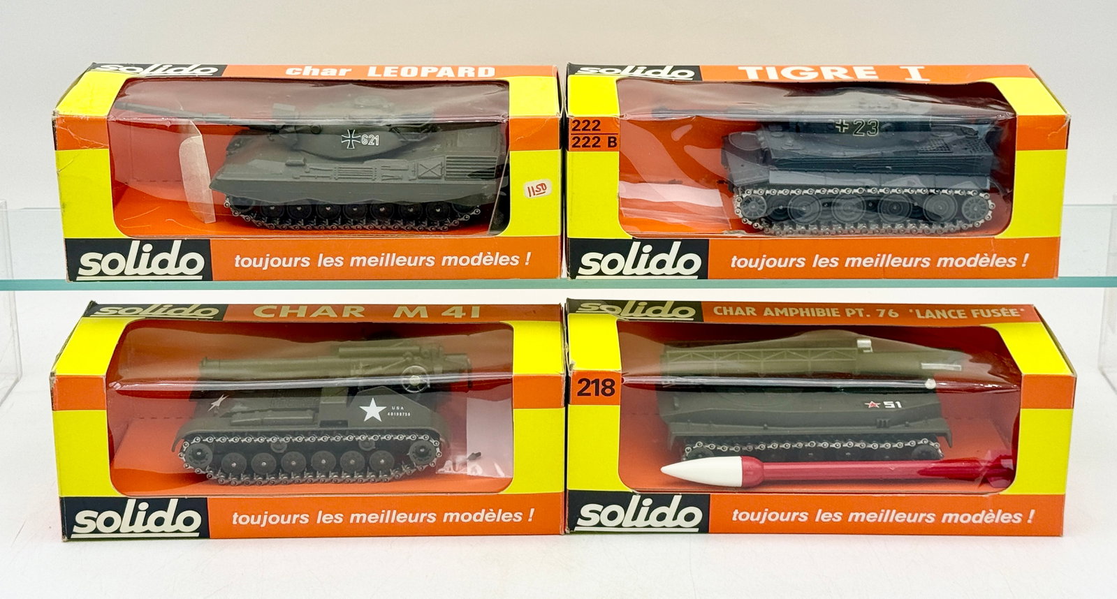 A Group of Vintage Solido Die-Cast Military Vehicle Models (1 of 4)