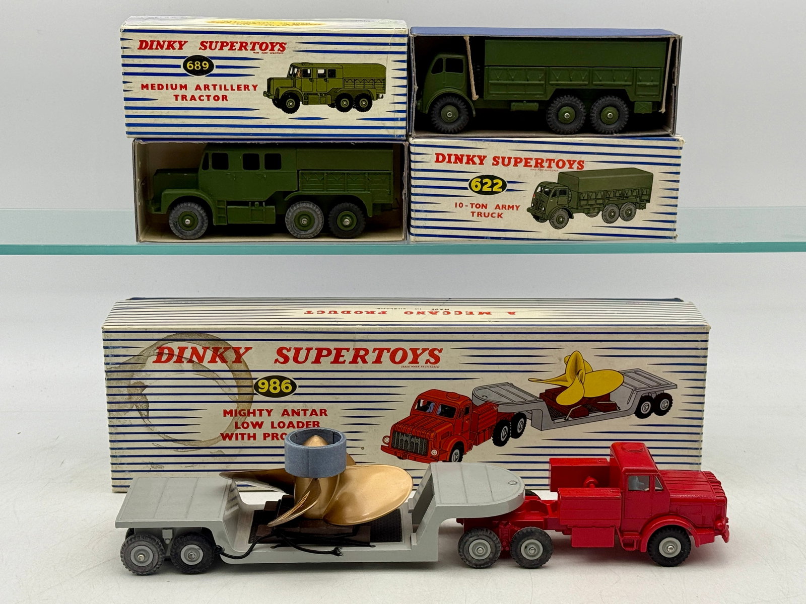 A Trio of Dinky Supertoys Die-Cast Military Vehicles (1 of 3)