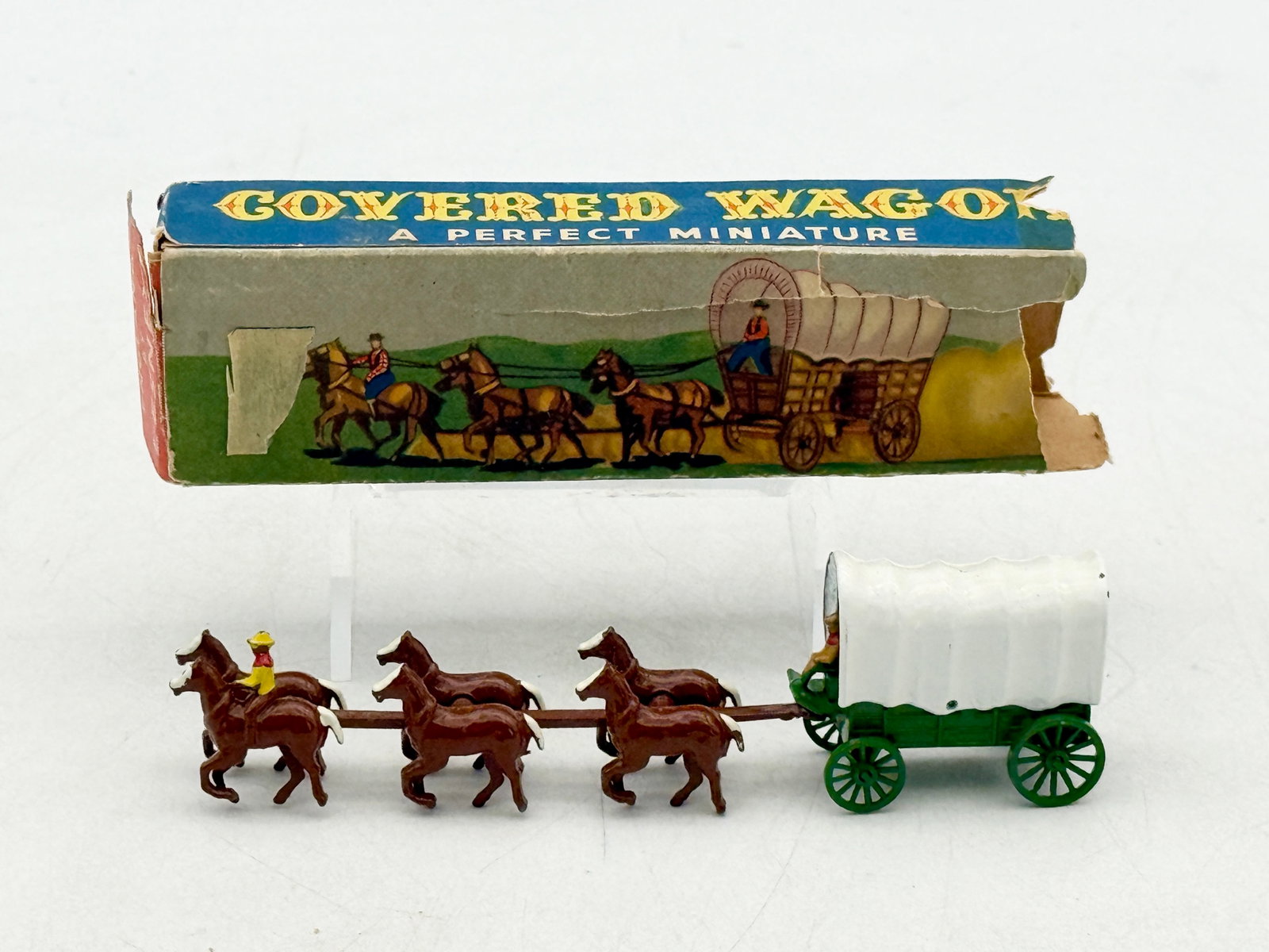 Vintage Lesney Die-Cast Miniature Covered Wagon with Original Box (1 of 4)