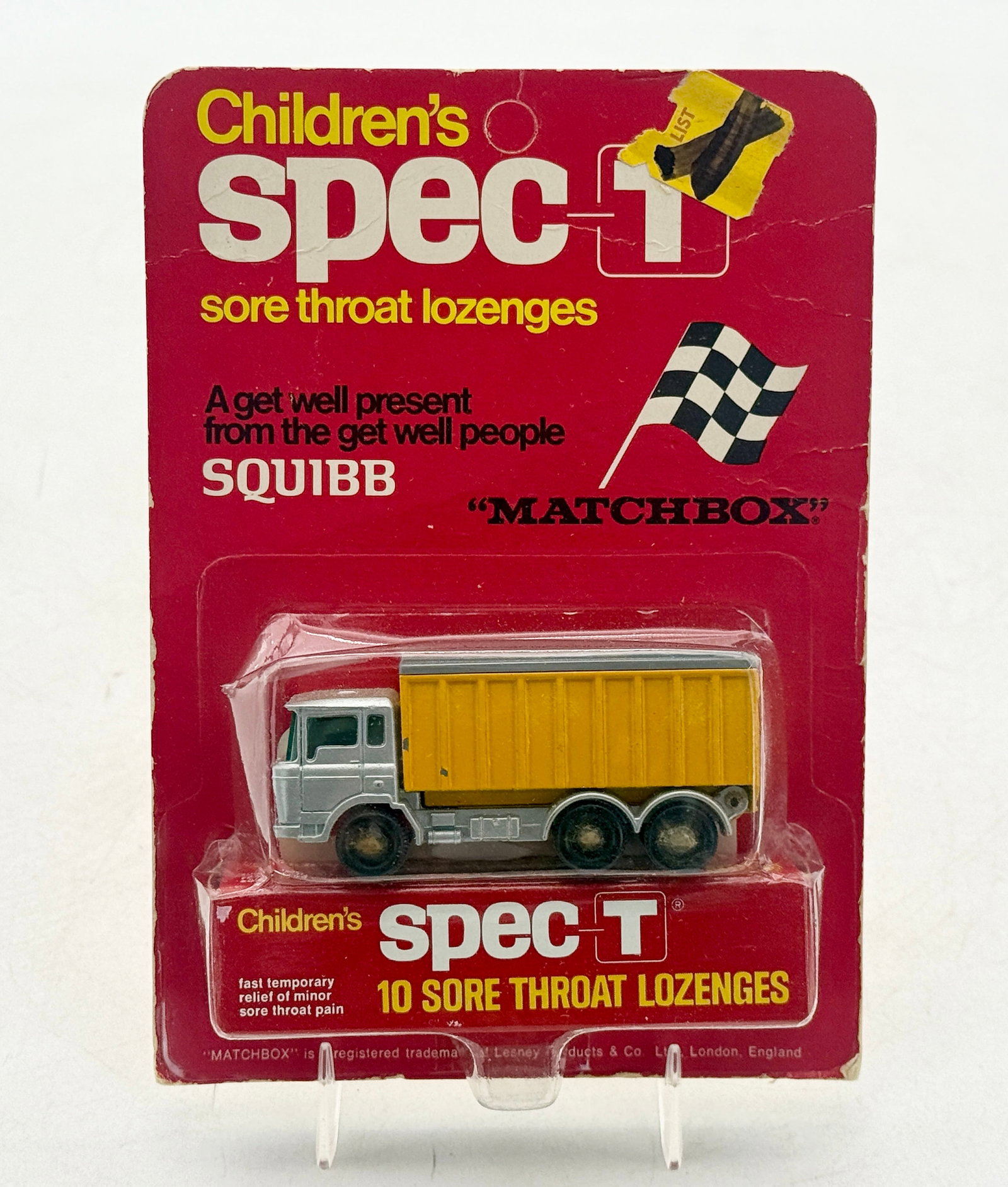 Matchbox Superfast 47C2 DAF Tipper Truck and Squibb Promotional Blister Pack (1 of 2)
