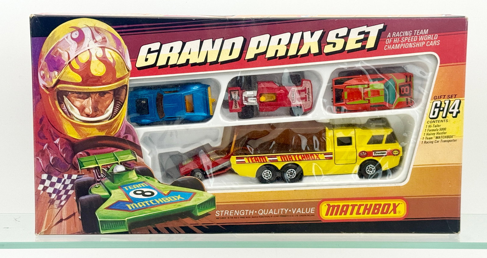 Matchbox Superfast G-14 Grand Prix Gift Set in Original Box (1 of 4)