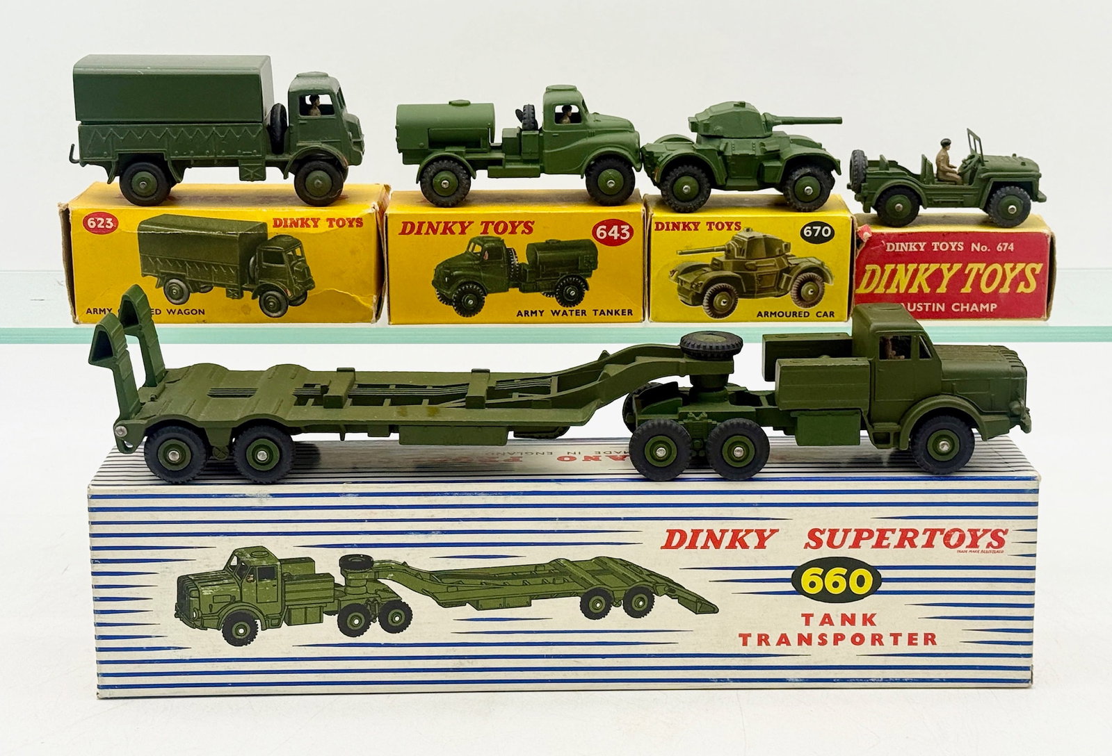 A Collection of Dinky Toys and Supertoys Military Vehicles (1 of 4)