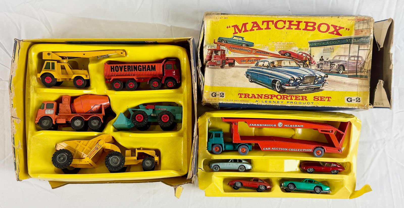 A Group of Matchbox Lesney Transporter and Construction Vehicle Sets (1 of 1)