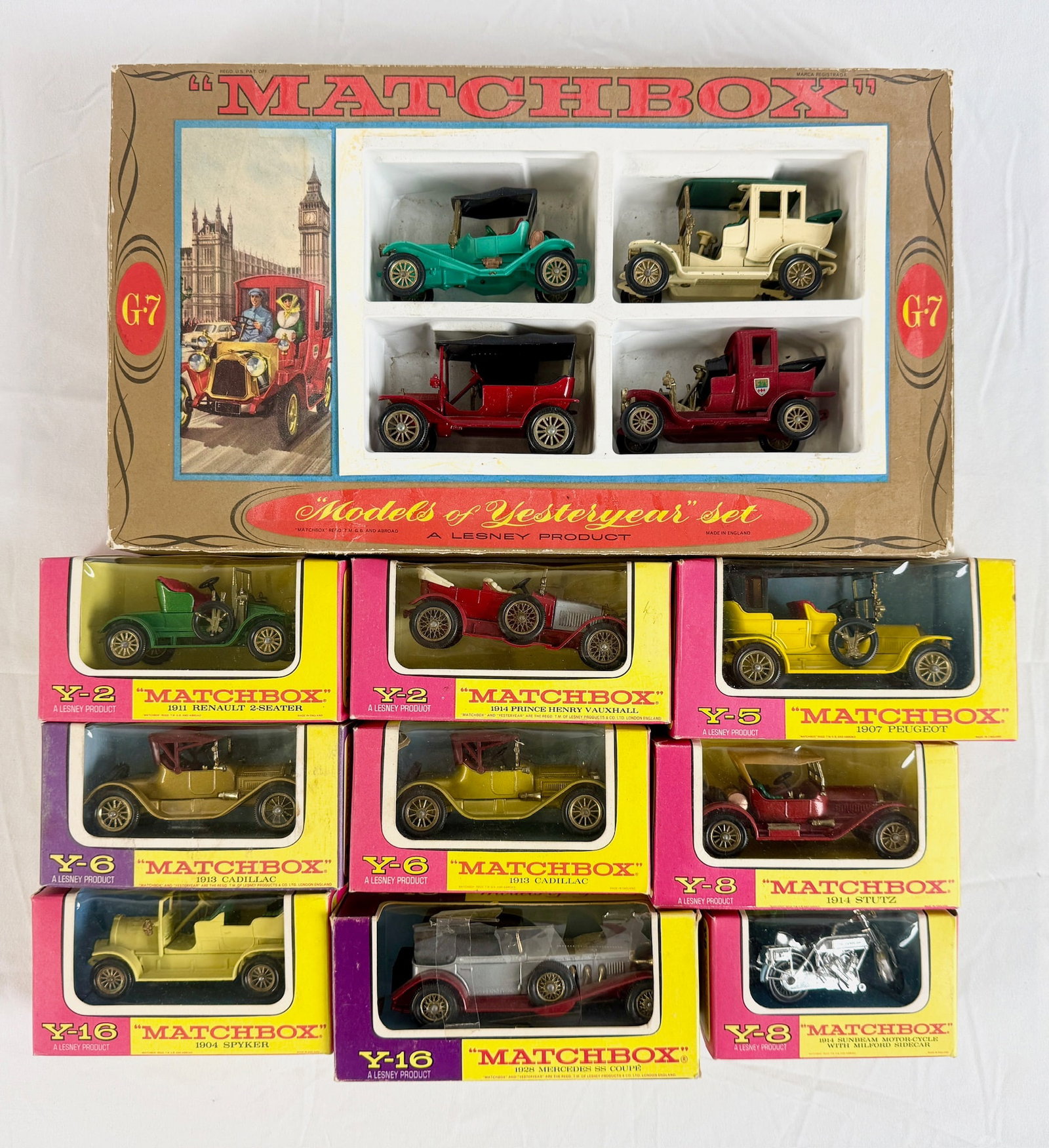 A Collection of Lesney Matchbox Models of Yesteryear Diecast Vehicles (1 of 1)