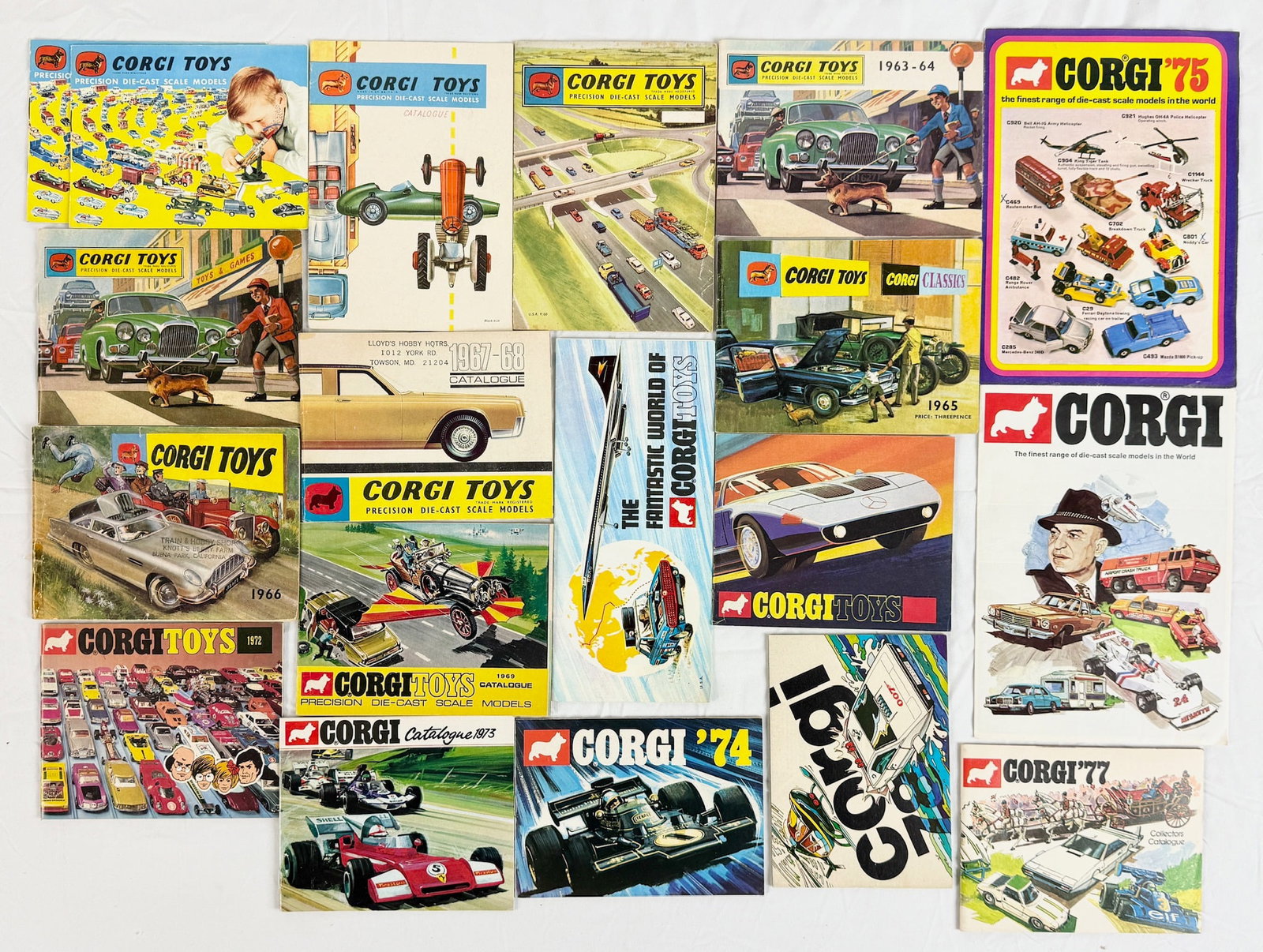 A Collection of Vintage Corgi Toys Catalogs and Ephemera (1 of 1)