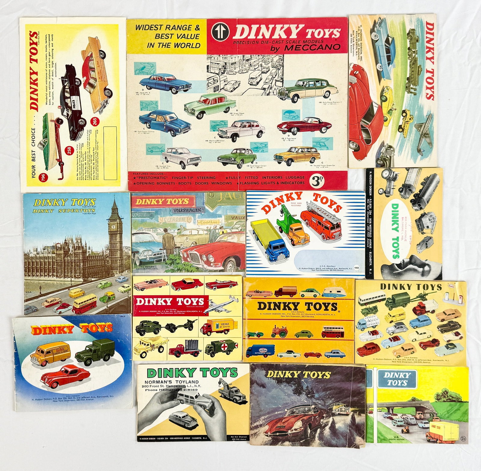 An Assortment of Vintage Dinky Toys Promotional Catalogs and Brochures (1 of 1)