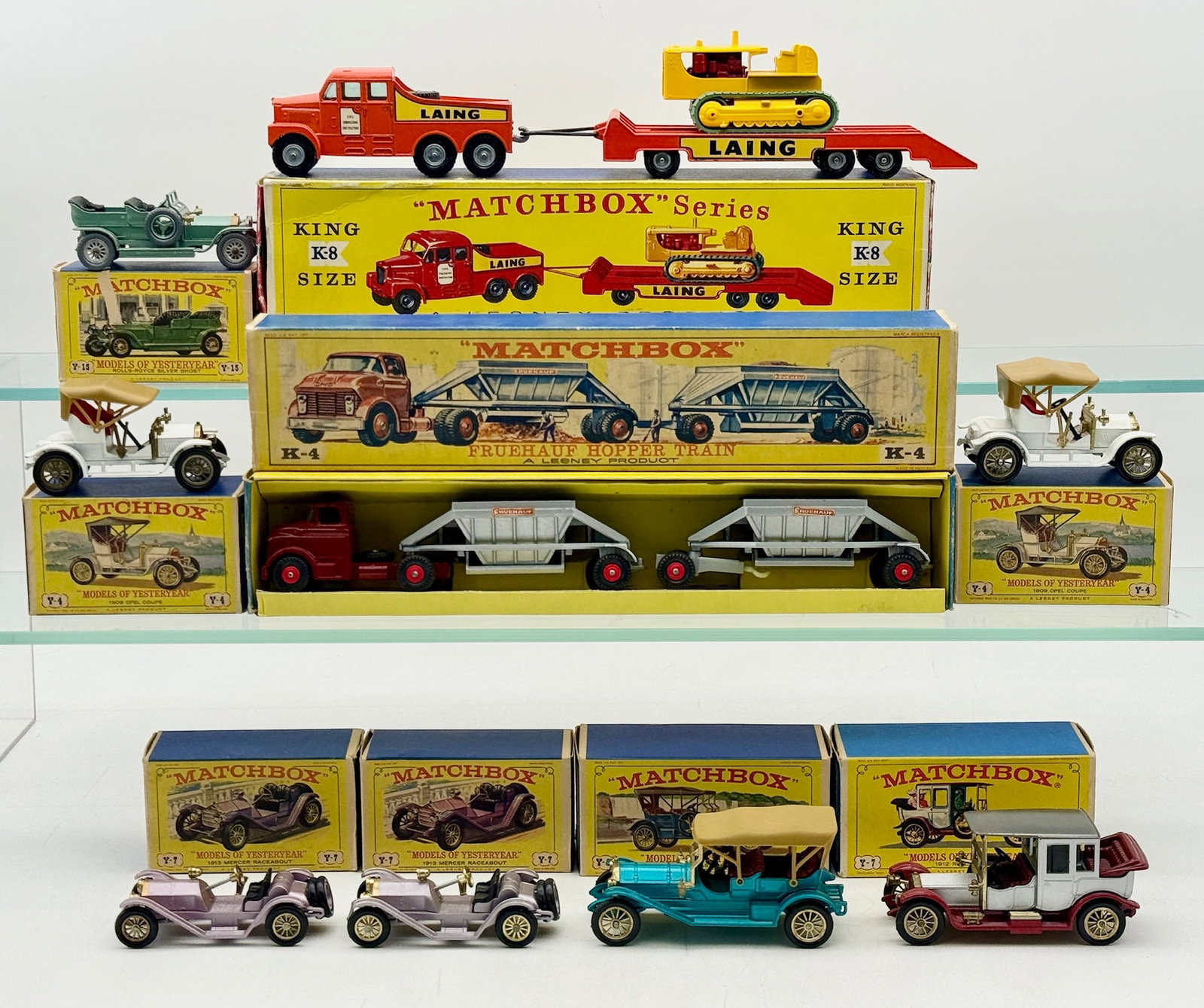 A Group of Matchbox Lesney Die-Cast Vehicles and Packaging (1 of 3)