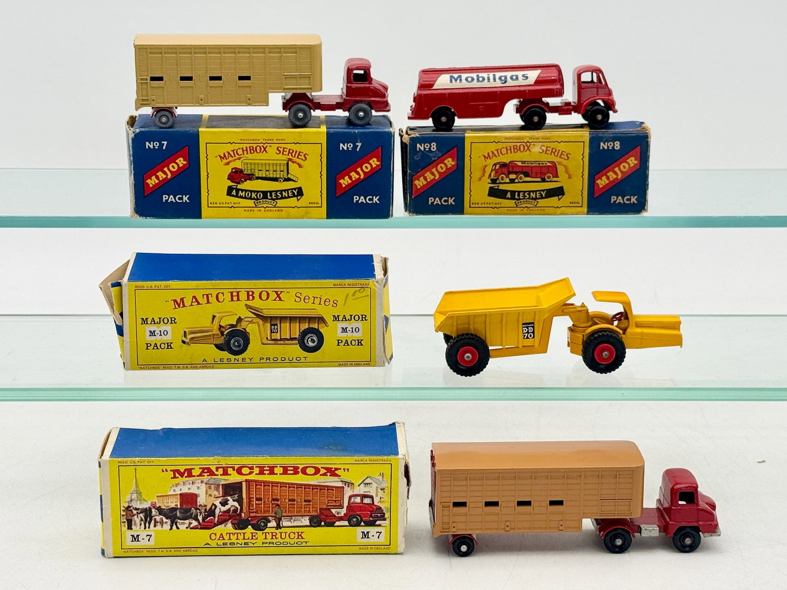 A Group of Lesney Matchbox Major Pack Die-Cast Vehicles (1 of 2)
