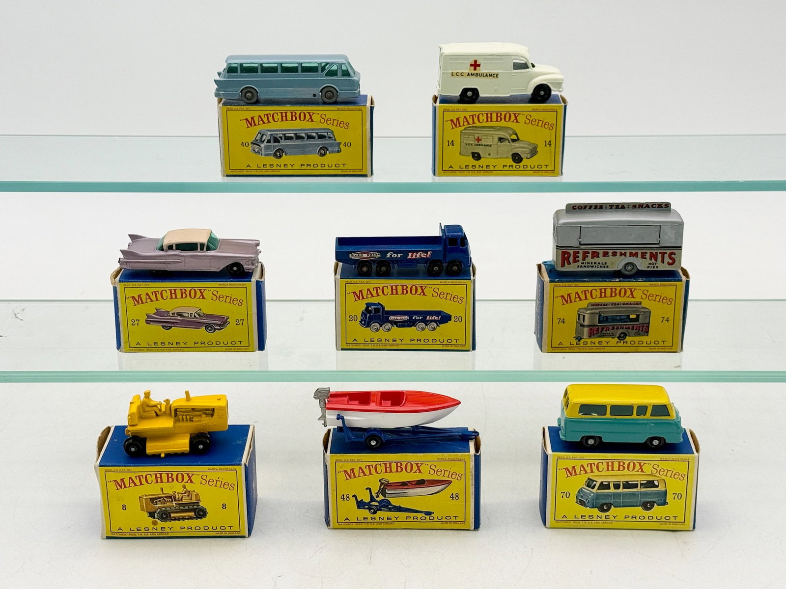 A Collection of Lesney Matchbox Series Die-Cast Toy Vehicles (1 of 2)