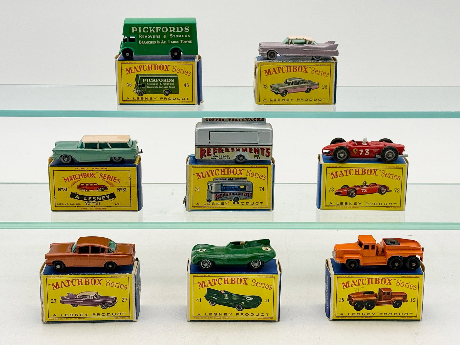 A Collection of Vintage Lesney Matchbox Series Die-Cast Vehicles (1 of 2)