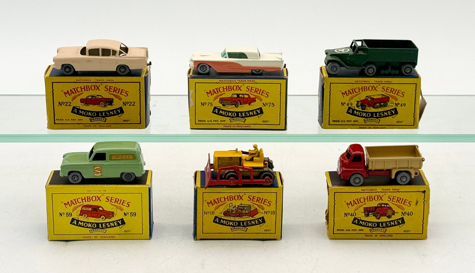 A Collection of Vintage Moko Lesney Matchbox Series Vehicles (1 of 2)