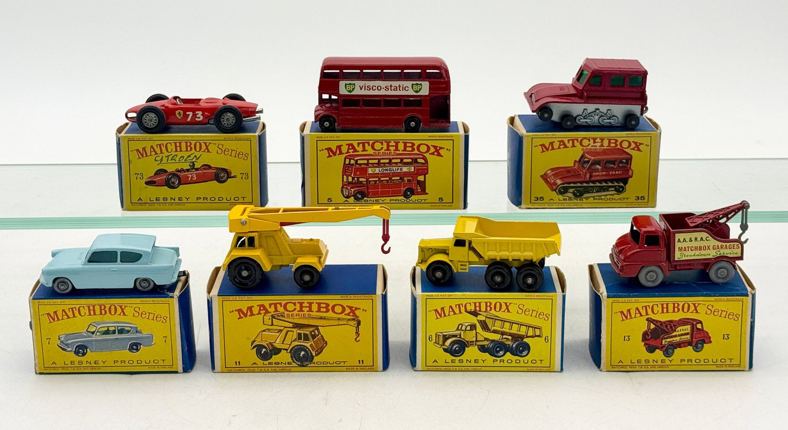 A Collection of Vintage Matchbox Lesney Die-Cast Toy Vehicles (1 of 2)
