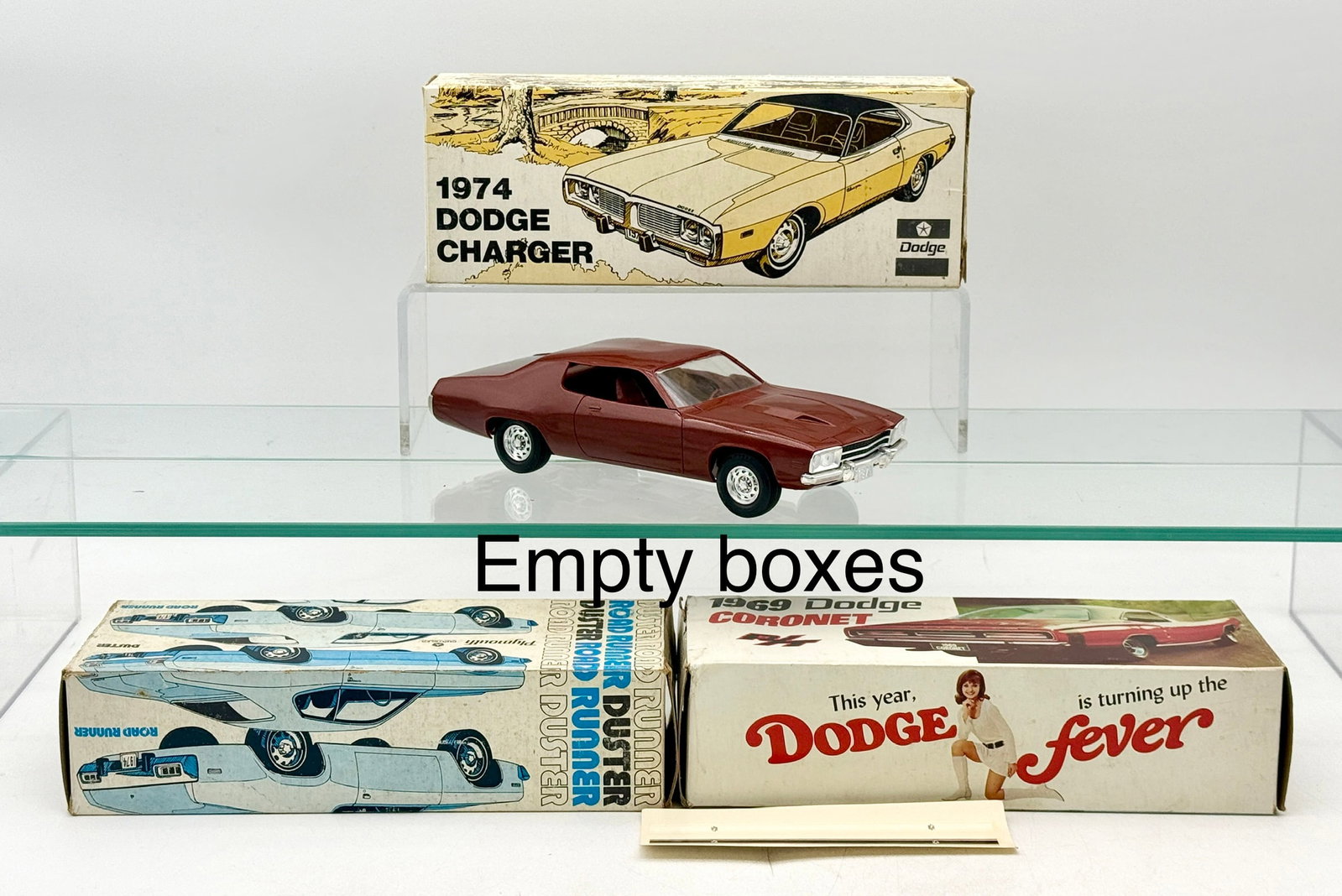 Vintage MPC 1974 Plymouth Model Cars with Original Boxes (1 of 5)