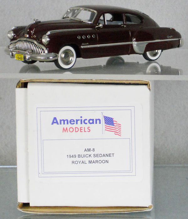 AMERICAN MODELS 1949 BUICK SEDANET: resin, orig box & insert, C9.
