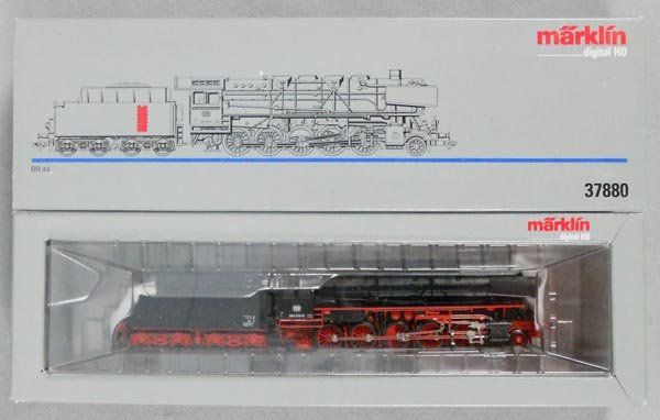 MARKLIN 37880 LOCO & TENDER: HO ga, orig box & insert, C9.