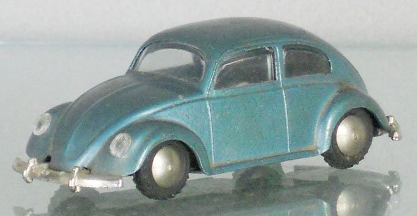 TEKNO 805 VOLKSWAGEN BEETLE: light metallic blue, oval window, C8.