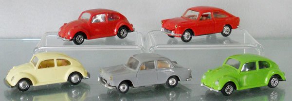 5 NOREV VOLKSWAGEN AUTOS: plastic, C7-8.