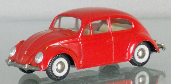TEKNO 819 VOLKSWAGEN BEETLE: red w/white interior, C9.