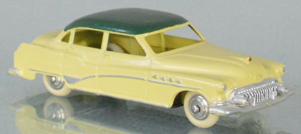 FRENCH DINKY 24V BUICK ROADMASTER: yellow & green, C7.