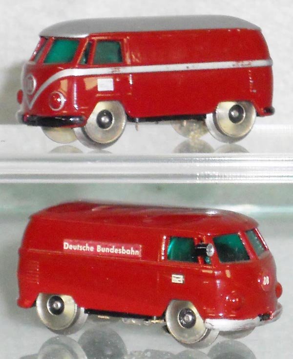 BRAWA & EHEIM VOLKSWAGEN LOT: HO ga, Brawa 2-rail VW Bus, Eheim 3-rail VW Bus, minor decal chips, C8.