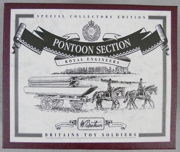 BRITAINS SET 5962 PONTOON SECTION: orig box & inserts, C9-10.