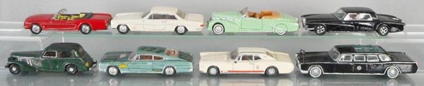 8 CREATION RD MARMANDE AUTOS: made in France, wood, 1965 Ford Mustang Convertible, 1961 Cadillac, 1940 Cadillac Cabriolet, 1970 Stutz Blackhawk Limousine, Auburn Brougham Berline, 1967 Dodge Charger V8 GT, 1967 Pontiac V8 Sprint C