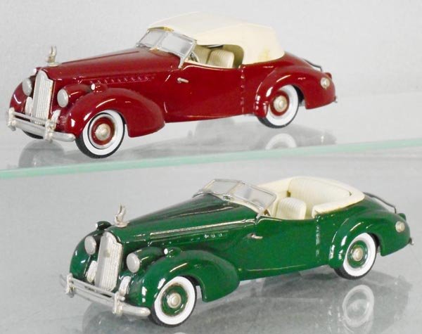 2 WESTERN MODELS PACKARD DARRINS: white metal, C9.