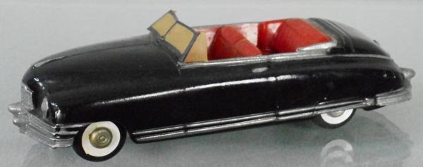 MASTER CASTER 1949 PACKARD PROMO: black, orig windshield, C7.