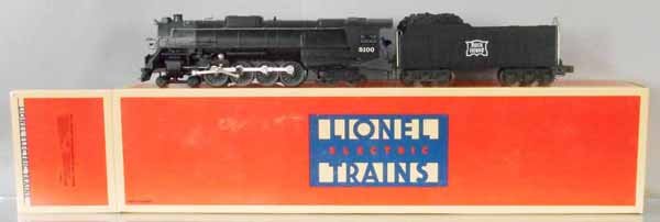 LIONEL 18001 ROCK ISLAND LOCO & TENDER: O ga, w/sound & smoke, all wheels loose on tender but there, orig box & insert, C9-10.