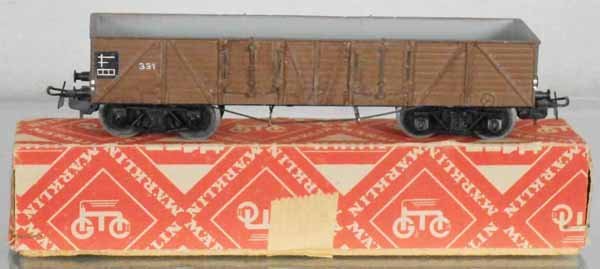 MARKLIN 331 GONDOLA: HO ga, orig box minor wear & missing label, C8.