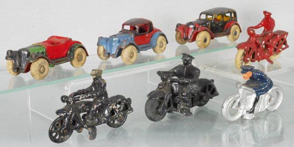 6 CAST IRON VEHICLES (1 of 1)