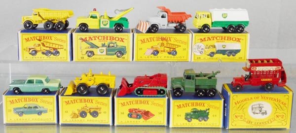 9 MATCHBOX VEHICLES (1 of 1)