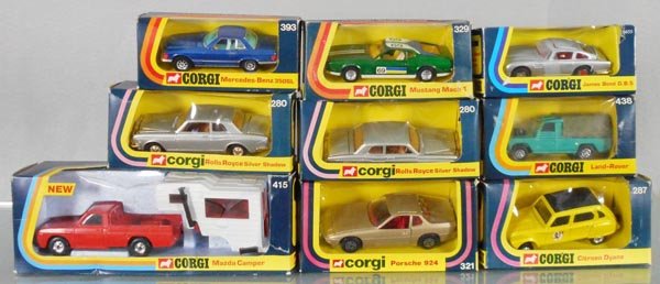 9 CORGI VEHICLES (1 of 1)