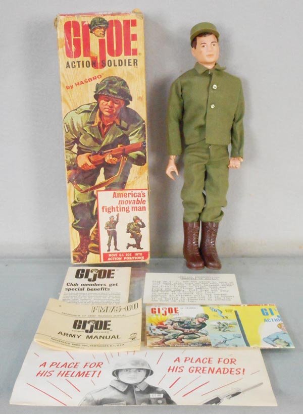 HASBRO GI JOE: dated 1964, complete w/paperwork, orig box minor wear, C8-9.