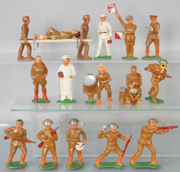 16 BARCLAY & MANOIL DIMESTORE FIGURES (1 of 1)