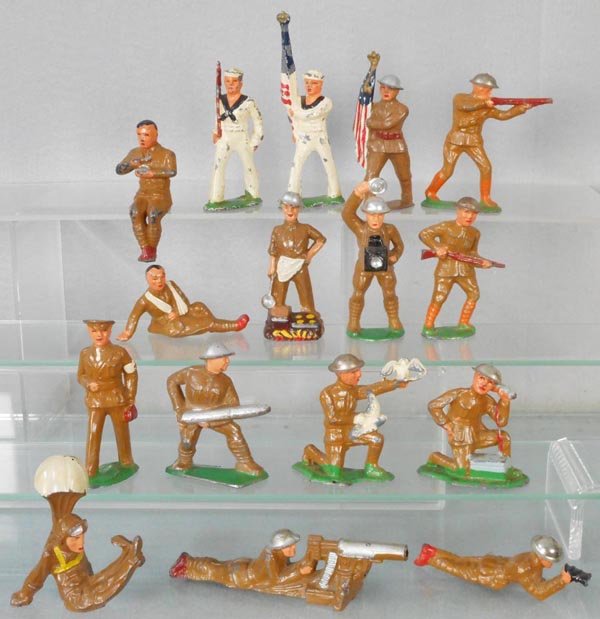 16 BARCLAY & MANOIL DIMESTORE FIGURES (1 of 1)