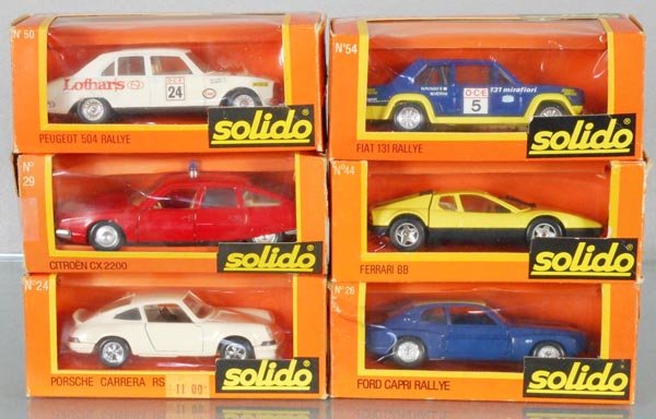 6 SOLIDO VEHICLES (1 of 1)
