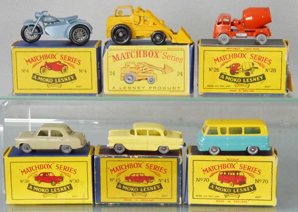 6 MATCHBOX VEHICLES (1 of 1)