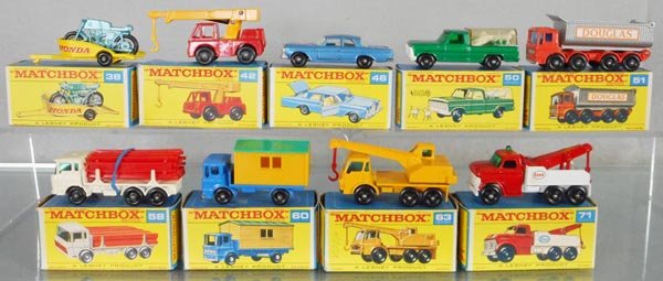 9 MATCHBOX VEHICLES (1 of 1)