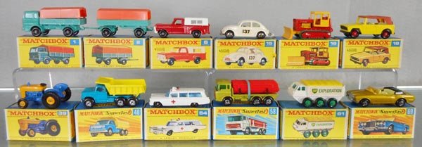 12 MATCHBOX VEHICLES (1 of 1)