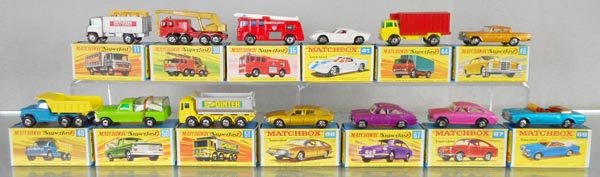 13 MATCHBOX SUPERFAST VEHICLES (1 of 1)